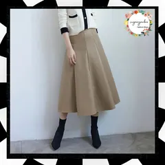 フェイクレザースカート レディース フレアスカート エコレザー ロングスカート ック入りスカート スカート きれいめ 上品 30代40代  美シルエットが叶うフェイクレザーのフレアスカート 1RIRIT-032
