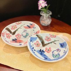 色鍋島焼 皿 スプーンセット 花柄 - メルカリ