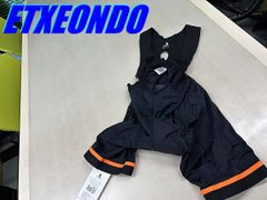 テルスポ イチ推し!! 未使用品!! ETXEONDO BLACK/ORANGE KOM2 BIB SHORT size:M エチェオンド ビブショーツ ロード ミニベロ クロス ピスト MTB 同梱発送承り中!! M-1014