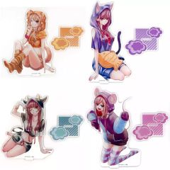 [Used] Acrylic Stand・Acrylic Panel Set of 4 (BIG Acrylic)Stand"Oshichare citrus & citrus+ Lottery" Prize B