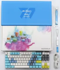 ブルーアーカイブ キーボード ミレニアムサイエンススクール 日本語配列 ふもコレ×ブルーアーカイブ キーボード ミレニアムサイエンス
