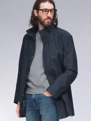 EMPORIO ARMANI (エンポリオアルマーニ) スタンドカラー ハーフコート 防風 体温調整のサムネイル