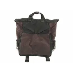 3WAYリュック 軽量 畳める たっぷり入る 手提げ トート リュック ダークブラウン