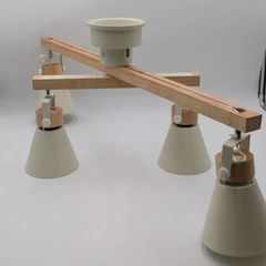 【B_専用リモコン欠品・電球付属】ELUX/エルックス LC10798-WH ルチェルカ 4灯シーリングスポットライト スライダー オフホワイト
