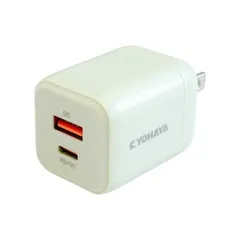 【 新品 未開封 】 京ハヤ PD/QC両対応 急速充電器 20W USB-Type-A/Type-C各1ポート ［2ポート /USB Power Delivery対応］ グリーン JKPD20G2GN 未使用 送料無料