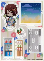 【中古】アクリルスタンド・アクリルパネル 家入硝子(全身) アクリルジオラマ 「まるくじ 呪術廻戦 Summer memories YUKATA styl」 大吉03