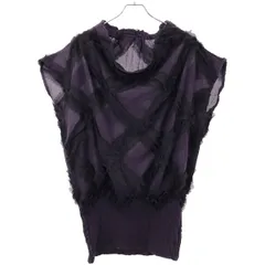me ISSEY MIYAKE ミーイッセイ ミヤケ フレンチスリーブチュニックトップス MI04FT402 パープル Fのサムネイル