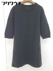 ◇ URBAN RESEARCH ROSSO ロッソ 半袖 ミニ ワンピース サイズF ブラック レディース  【中古】 【1112060011397】のサムネイル