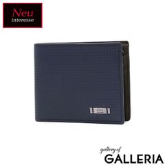 ノイ・インテレッセ ナハト 二つ折り財布 3541 ネイビー×チョコ - メルカリ