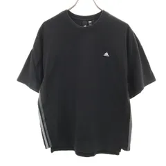 adidas アディダス 半袖 Tシャツ M ブラック メンズ 古着