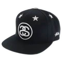 00s　Stussy　デニムキャップ　総柄　スター　キャップ　ステューシー STUSSY - ステューシー ヴィンテージ Sロゴ ロープロ デニム