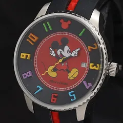 稼動 ミッキーマウス QZ 0027 ディズニー キャラクター文字盤 ラウンド メンズ/レディース腕時計 2000000 NSK OMI