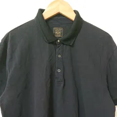 (^w^)b ZARA MAN ザラ マン 半袖 ポロシャツ 鹿の子 速乾 スポーツカジュアル スポカジ トップス 無地 ゴルフ GOLF タウンユース キレイめ シンプル カジュアル コットン 綿100% ネイビー ブラック 黒系 メンズ サイズL