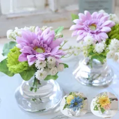 枯れずに飾れる　ガーベラ　マム　魔法の水　母の日　マジカルウォーター　ミニ仏壇　ペット供養　154