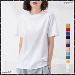 tシャツ レディース 半袖 無地ロングTクルーネック tシャツ ゆったり 体型カバー ベーシックTシャツ 白 シンプルカットソー着回しプルオーバー 夏服 12色夏韓国ファッション ロンT綿ロンティー ゆるTシャツ着やせ