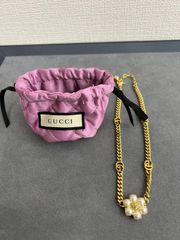GUCCI パール ダブルG ネックレス