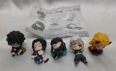 鬼滅の刃 ねむらせ隊2 第2弾 全5種セット 冨岡義勇 胡蝶しのぶ 煉獄杏寿郎 宇髄天元 時透無一郎 フィギュア グッズ