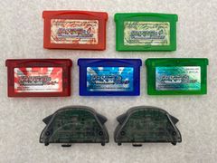 ゲームボーイアドバンス　ポケットモンスター 　5点【ワイヤレスアダプタ2点付】