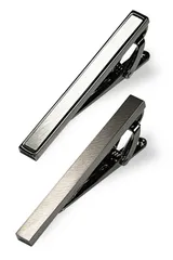 ネクタイピン タイピン おしゃれ ブランド 【どんなネクタイにも合う真鍮製2本セット】 誕生日や父の日のプレゼントにも ビジネス スーツ 結婚式 喪服 礼服 冠婚葬祭 入学式 卒業式 二次会 パーティー [Vita Natur]