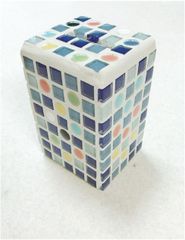 モザイクタイルキット　貯金箱（中）　【T-coinboxM】