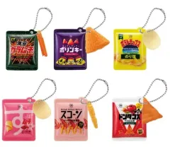 【中古】キーホルダー 全6種セット 「湖池屋 シャカシャカチャーム3」