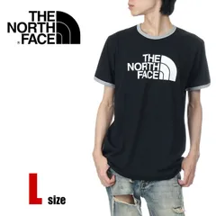 【新品】ノースフェイス Tシャツ 黒 L メンズ レディース THE NORTH FACE ザノースフェイス リンガー 半袖 大きいサイズ 吸汗 速乾 ブランド NT32373