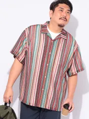 Hampton wear (ハンプトンウェア) バルファレース オープンカラー 半袖 開襟 シャツ