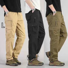 [L ]メンズ ファッション 服 男性用 オシャレ シンプル 大人 かっこいい 大きいサイズ ストリート 紳士服 春 スーツ パンツ 綿 フィット カジュアル 秋冬 マルチ ケット ベルベット 厚手