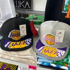 逸品‼️残り1点ずつ‼️Mitchellandnessミッチェルアンドネス●帽子　キャップ　ロサンゼルス　レイカーズ　バスケ