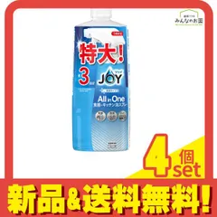 JOY ジョイ All in One 食器+キッチン泡スプレー 微香タイプ 詰め替え用 特大 約3回分 690mL 4個セット まとめ売り