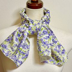 Sybilla 花柄 UVカットスカーフ新品タグ付き約74×34 - メルカリ