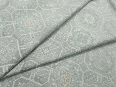 平和屋着物●本場大島紬　白大島　9マルキ　蜀江花文　正絹　逸品　CAAK4066vf