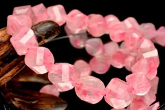 希少◇花びらのよう ロードナイトシリカ　11-12mm　ツイストカット ブレスレット 1個売り パワーストーン 天然石 _BG5534-11