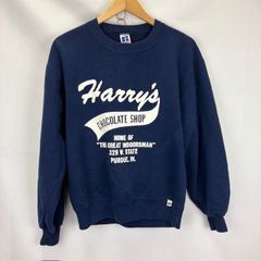 90年代 RUSSELL HARRY'S CHOCOLATE SHOP プリント　スウェット　サイズM　MADE IN USA  07013006 861