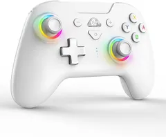 【数量限定】かわいい配色 洗練されたデザイン 全機能搭載 プロコン スイッチ PeriphX 日本語取扱説明書付き Switch/Lite/OLED/Android/PC/iOSに対応 4段階HD振動 長時間使用 1000mAhバッテリー 7色RGBライト 6