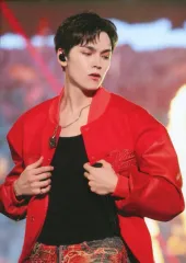 【中古】コレクションカード(男性) 012：SEVENTEEN/バーノン(VERNON)/ライブフォト/「SEVENTEEN EXHIBITION ‘FOLLOW FELLOW’ IN JAPAN」ライブフォトカード