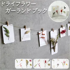 ☆ ドライフラワー ガーランドブック ガーランド 花 ドライフラワー ガーランドブック 飾りつけ 花飾り 誕生日 パーティー リビング ディスプレイ 写真撮影 壁掛け 壁飾り シンプル おしゃれ カフェ 店舗 グローバルアロー インテリア