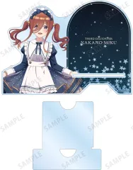 【中古】スマホ・モバイルスタンド(アクリル) 中野三玖(星空メイドver.) 描き下ろし ダイカットアクリルスマホスタンド 「五等分の花嫁∽」