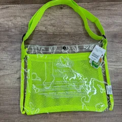 FRUIT OF THE LOOM フルーツ オブ ザ ルーム PVC サコッシュ クリアバッグ ネオンイエロー B:MING by BEAMS