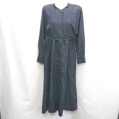 ◇ SHIPS Colors シップス カラーズ 長袖 ロング丈 ワンピース サイズ表記なし ネイビー レディース E  【1406050056445】