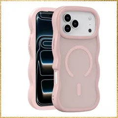 ☆彡送料無料でお届け☆彡Color:ライトピンク_Size:iPhone 17 Pro Max HeeNia iPhone 17 Pro Max ケース MagSafe対応 耐衝撃 半透明 アイフォン17プロマックス ケース マグネット搭載 iPhone17