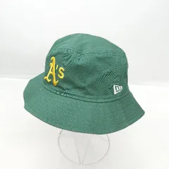 ◇ Θ NEW ERA ニューエラ ワンポイント刺繍 バケットハット グリーン系 サイズ表記なし レディース メンズ E  【1503060000182】
