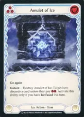 【中古】Flesh and Blood ELE172[C]：Amulet of Ice