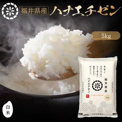 【ご好評御礼・特別価格実施中！】生活応援！農家直送　令和7年産　ハナエチゼン　華越前　【白米】　5㎏のサムネイル