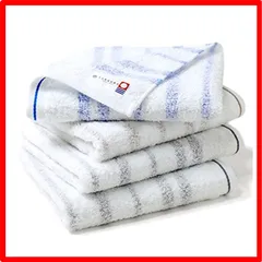 【匿名配送】3色セット：ホワイトベース TANGONO 今治タオル 驚きの柔らかさ ふわふわ フェイスタオル (4枚組/ 3色セット：ホワイトベース / 34×