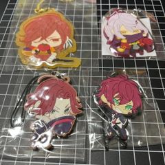 七種茨 あんスタ TRIP 特典 スクエア缶バッジ マスコット カード 4点