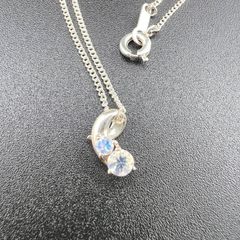 ティファニー ダブルティアドロップ ネックレス シルバー TIFFANY & Co. ［ティファニー］ダブル ティアドロップ