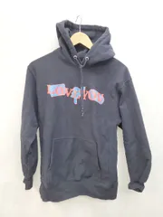 ◇ Gen X プルオーバ プリント カジュアル フーディ 長袖 パーカー サイズMEDIUM ネイビー メンズ P  【1405090013470】