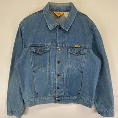 USA製 RUSTLER ラスラー デニムジャケット Gジャン 短丈 ラングラー 80s- USA製 RUSTLER ラスラー デニムジャケット Gジャン XL 古着