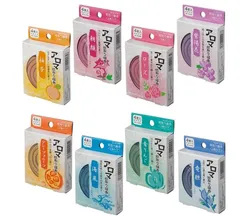 【８種セット販売】アロマ蚊取り線香4巻 蚊取り線香 線香立て付き アロマ香る 青りんご･朝顔･紫陽花･海風･ｸﾞﾚｰﾌﾟﾌﾙｰﾂ･竜胆･ﾛｰｽﾞのサムネイル